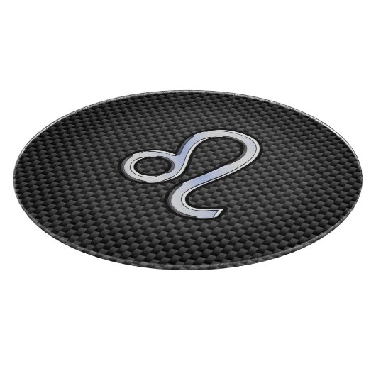 Leo Zodiac Symbool op het koolstofvezeldecor Snijplank (Hoek)