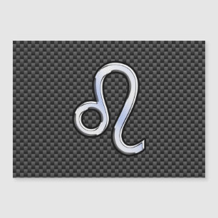 Leo Zodiac Symbool op houtskoolvezelplaat