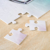 Leo Zodiac-symbool op Pastels Nacre Style Print Legpuzzel (Zijkant)