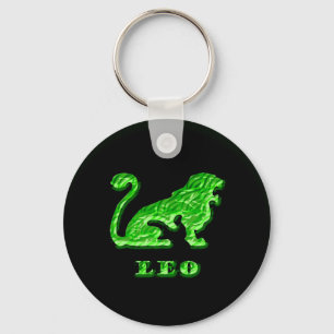 Leo Zodiac-symbool Sleutelhanger