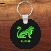 Leo Zodiac-symbool Sleutelhanger (Voorkant)