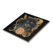 Leo Zodiac Tegeltje (Zijkant)