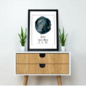 Leo Zodiac teken: aangepaste naam & verjaardag Poster