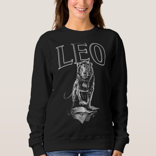 Leo Zodiac Teken Astrologie Horoscoop 1 Trui (Voorkant)
