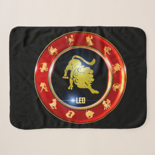 Leo Zodiac Teken Astrologie Sherpa Deken