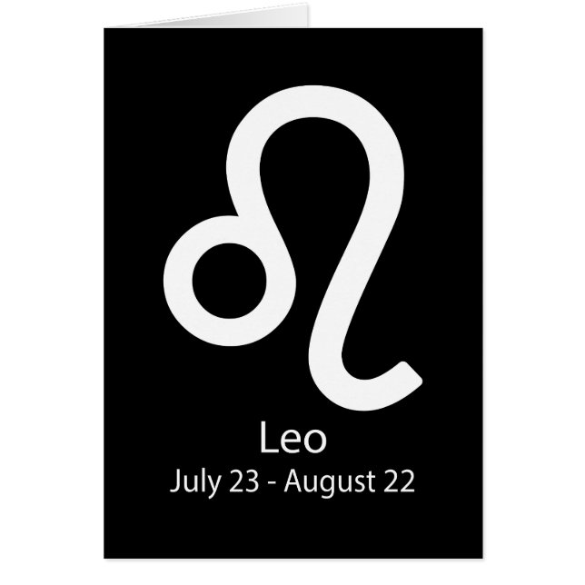 Leo Zodiac-teken Astrology (Voorkant)