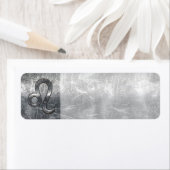 Leo Zodiac-teken in Grunge Distress Style Etiket (Insitu)