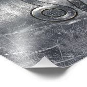 Leo Zodiac-teken in Grunge Distress Style Foto Afdruk (Hoek)