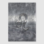 Leo Zodiac-teken in industriële stijl (Voorkant)