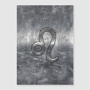 Leo Zodiac-teken in industriële stijl