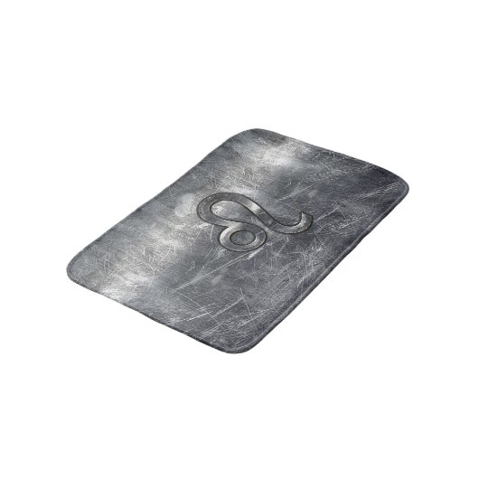 Leo Zodiac-teken in industriële stijl Badmat (Gekanteld)