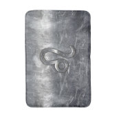 Leo Zodiac-teken in industriële stijl Badmat (Voorkant Verticaal)