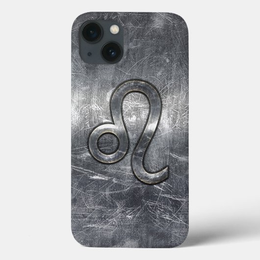Leo Zodiac-teken in industriële stijl Case-Mate iPhone Case (Achterkant)