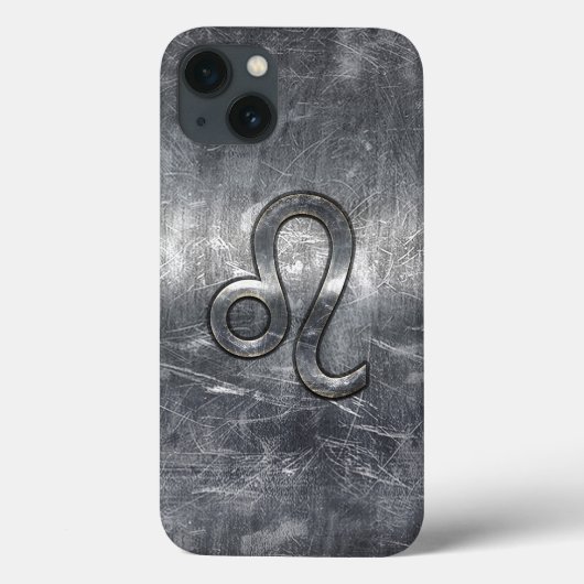 Leo Zodiac-teken in industriële stijl Case-Mate iPhone Case (Achterkant)