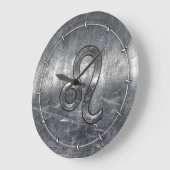 Leo Zodiac-teken in industriële stijl Grote Klok (Hoek)