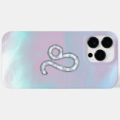 Leo Zodiac-teken op Pastels Nacre Style Case-Mate iPhone Case (Achterkant (horizontaal))