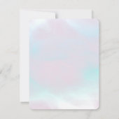 Leo Zodiac-teken op Pastels Nacre Style Print (Achterkant)