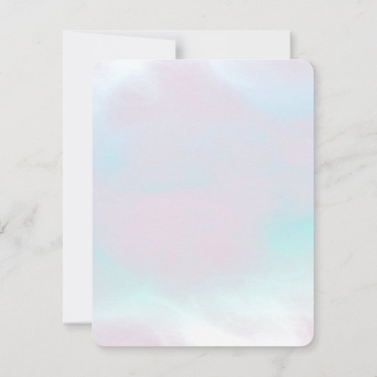 Leo Zodiac-teken op Pastels Nacre Style Print (Achterkant)