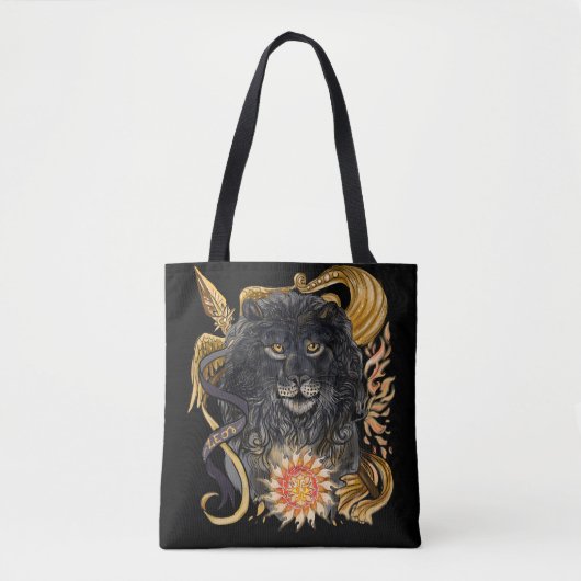 Leo Zodiac Tote Bag (Voorkant)