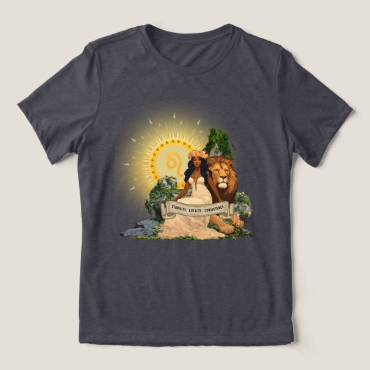 Leo Zodiac Traits T-shirt (Design voorkant)