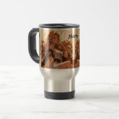 Leo Zodiac Travel Mug Personalized Gift Reisbeker (Voorkant links)