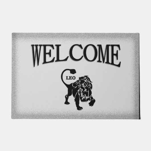 Leo Zodiac Welcome Mat (Voorkant)