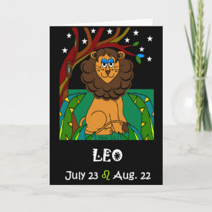 LEO - ZODIAC-WENSKAART KAART