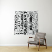 Leo Zodiac Word Cloud Wandkleed (In Situ (horizontaal))