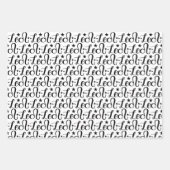 Leo Zodiac Wrapping Paper Sheets (Voorkant)