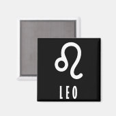 Leo-zodiazoolteken Magneet (Voorkant / Achterkant)