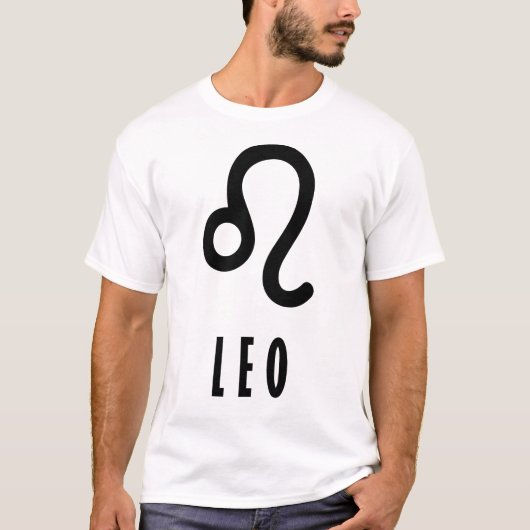 Leo-zodiazoolteken T-shirt (Voorkant)