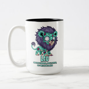 Leo Zombie Tweekleurige Koffiemok