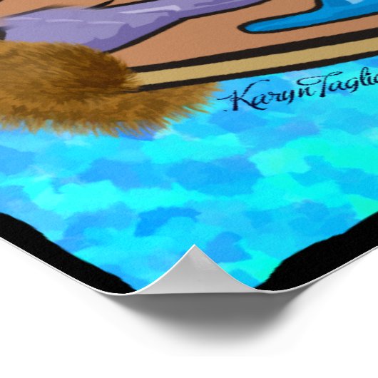 Leobeardo DaVinci Poster (Hoek)