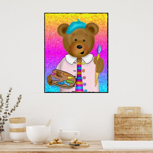Leobeardo DaVinci Poster (Keuken)