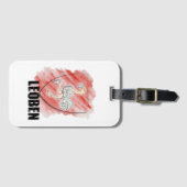 Leoben Wappen Aquarell Steiermark Österreich  Bagagelabel (Voorkant (horizontaal))