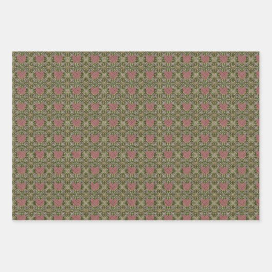 Leoch Forest Heart Inpakpapier Vel (Voorkant 3)