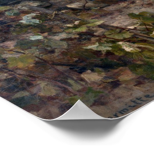 Léon Augustin Lhermitte The Grape Harvest Poster (Hoek)