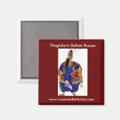 Leon Bakst Magnet (Voorkant / Achterkant)