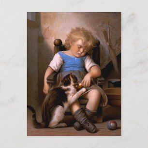 Léon Bazille Perrault - Onbewuste slaper Briefkaart