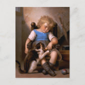 Léon Bazille Perrault - Onbewuste slaper Briefkaart (Voorkant)