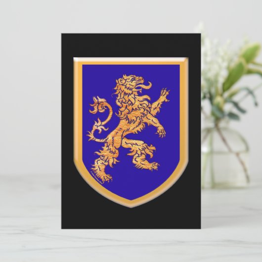 Leon Blue Shield Kaart (Staand voorkant)