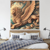 Leon Canvas Afdruk (Insitu (Slaapkamer))