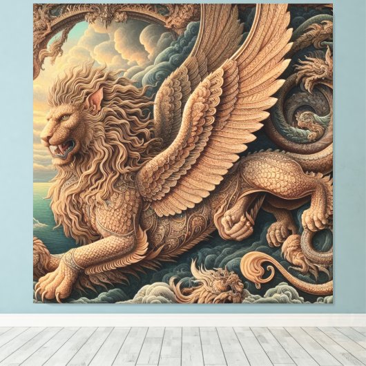 Leon Canvas Afdruk (Insitu (Houten vloer))