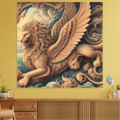 Leon Canvas Afdruk (Insitu (Woonkamer))