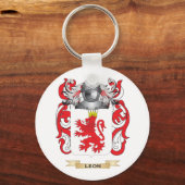 Leon Coat of Arms (familiekust) Sleutelhanger (Voorkant)