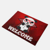 Leon De Panda Beer - Vampier Panda Beer Deurmat (Schuin)