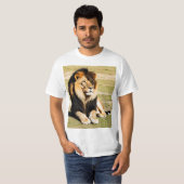 León, el rey de la selva t-shirt (Voorkant volledig)