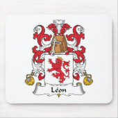 Leon Family Crest Muismat (Voorkant)