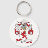 Leon Family Crest Sleutelhanger (Voorkant)