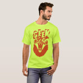 leon geek many games joystick video t-shirt (Voorkant volledig)